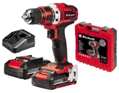 Einhell 18V accuboormachine TE-CD 18/40 LI incl. 2 accu's 1,5Ah + lader + koffer