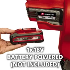 Einhell 18V bladblazer/-zuiger Venturro 18/210 (zonder accu)