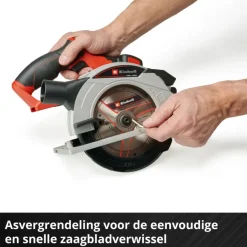 Einhell 18V cirkelzaag TE-CS 18/165 LI (zonder accu)