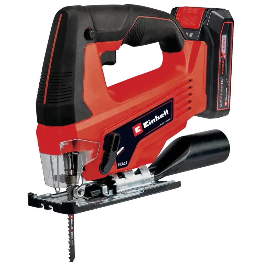 Einhell 18V decoupeerzaag TC-JS 18/70 LI incl 2.5Ah accu en lader