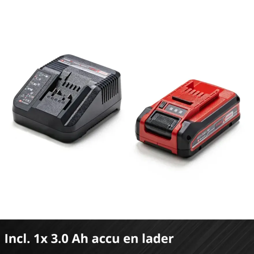 Einhell 18V grasmaaier GE-CM 18/30 Li incl 3.0Ah accu en oplader