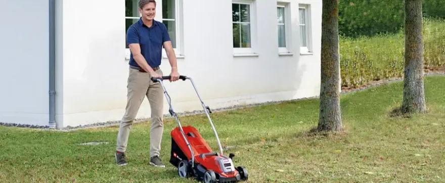 Einhell 18V grasmaaier GE-CM 18/33 Li Kit (incl. 4.0Ah accu en oplader)