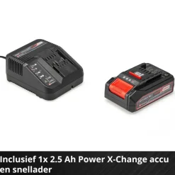 Einhell 18V heggenschaar GC-CH 1855/1 kit incl 2.5Ah accu en lader