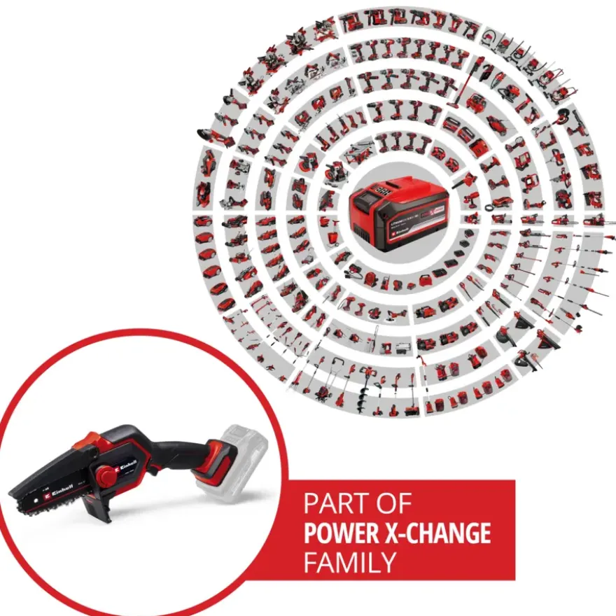 Einhell 18V kettingzaag GE-PS 18/15 Li BL (zonder accu)