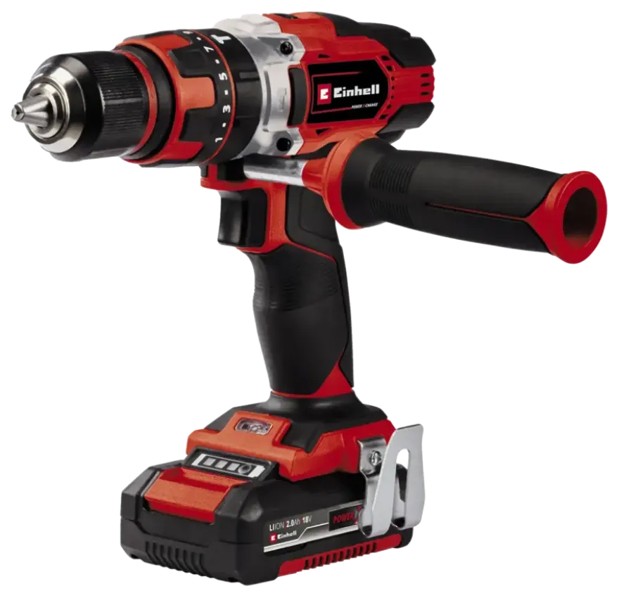 Einhell 18V klopboormachine TE-CD 18/48 LI incl. 2 accu's 2.0Ah + lader + koffer