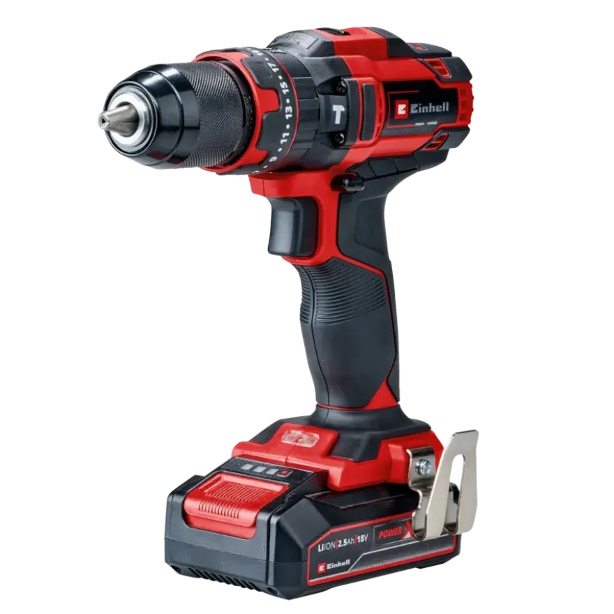 Einhell 18V klopboormachine TE-CD 18/44 Li-i Kit incl. 2.5Ah accu+lader