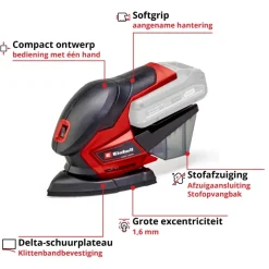 Einhell 18V multischuurmachine TE-OS 18/150 LI (zonder accu)