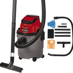 Einhell 18V nat-/droogzuiger TC-VC 18/15 Li (zonder accu)