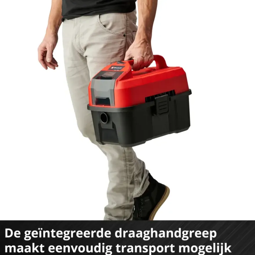 Einhell 18V nat-/droogzuiger TE-VC 18/10 Li (zonder accu)