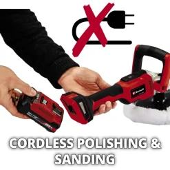 Einhell 18V polijst-/schuurmachine CE-CP 18/180 Li E (zonder accu)