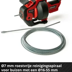 Einhell 18V rioolontstopper TE-DA 18/760 Li Solo (zonder accu)