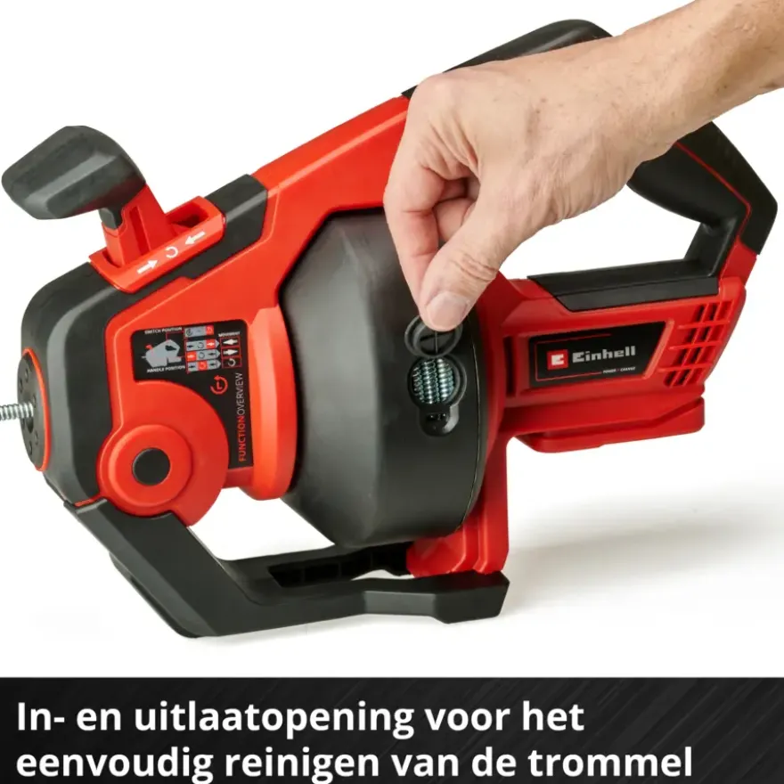 Einhell 18V rioolontstopper TE-DA 18/760 Li Solo (zonder accu)
