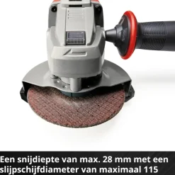 Einhell 18V slijptol / haakse slijper 115mm TE-AG 18/115-2 LI (zonder accu)