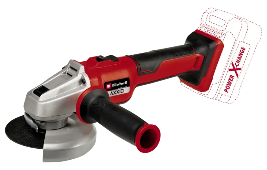 Einhell 18V slijptol / haakse slijper 125mm Axxio 18/125 Q BL (zonder accu)