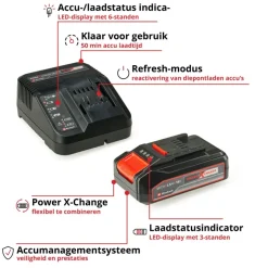 Einhell 18V startset accu 2.5Ah + oplader