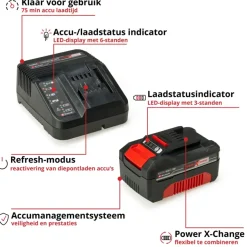Einhell 18V startset accu 4.0Ah + oplader