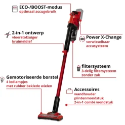 Einhell 18V steelstozuiger TE-SV 18 LI (zonder accu)