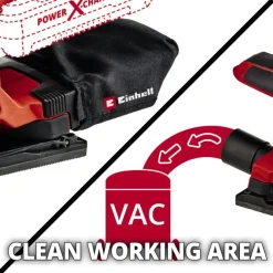 Einhell 18V vlakschuurmachine TC-OS 18/187 LI (zonder accu)