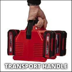 Einhell 18V 2x2 acculader Quattrocharger 4A