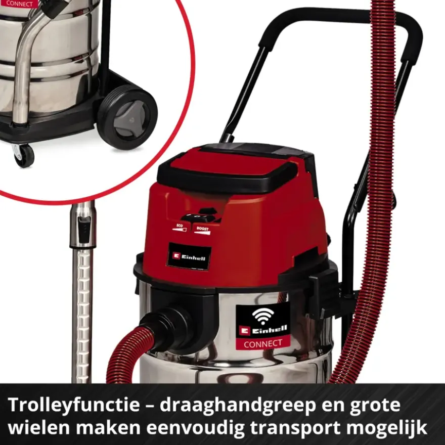 Einhell 2x18V droogzuiger TP-VC 36/30 S Auto (zonder accu)