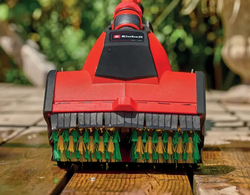 Einhell zachte borstelset 2 delig - Ø115mm tbv de Picobella oppervlaktereiniger - voor hout en kunstgras