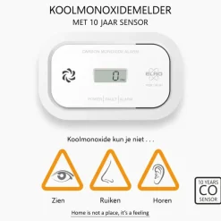 Elro FC5003 koolmonoxidemelder inclusief 2 jaar AA-batterij