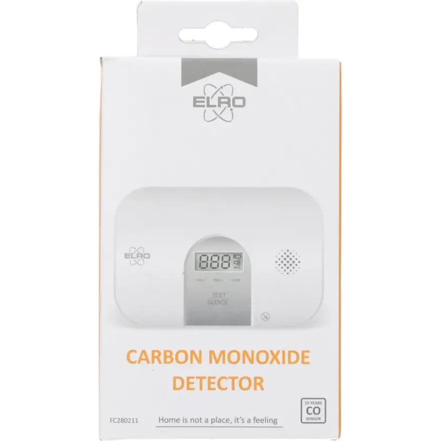 Elro FC280211 koolmonoxide melder inclusief 2 AA-batterijen 2 jaar