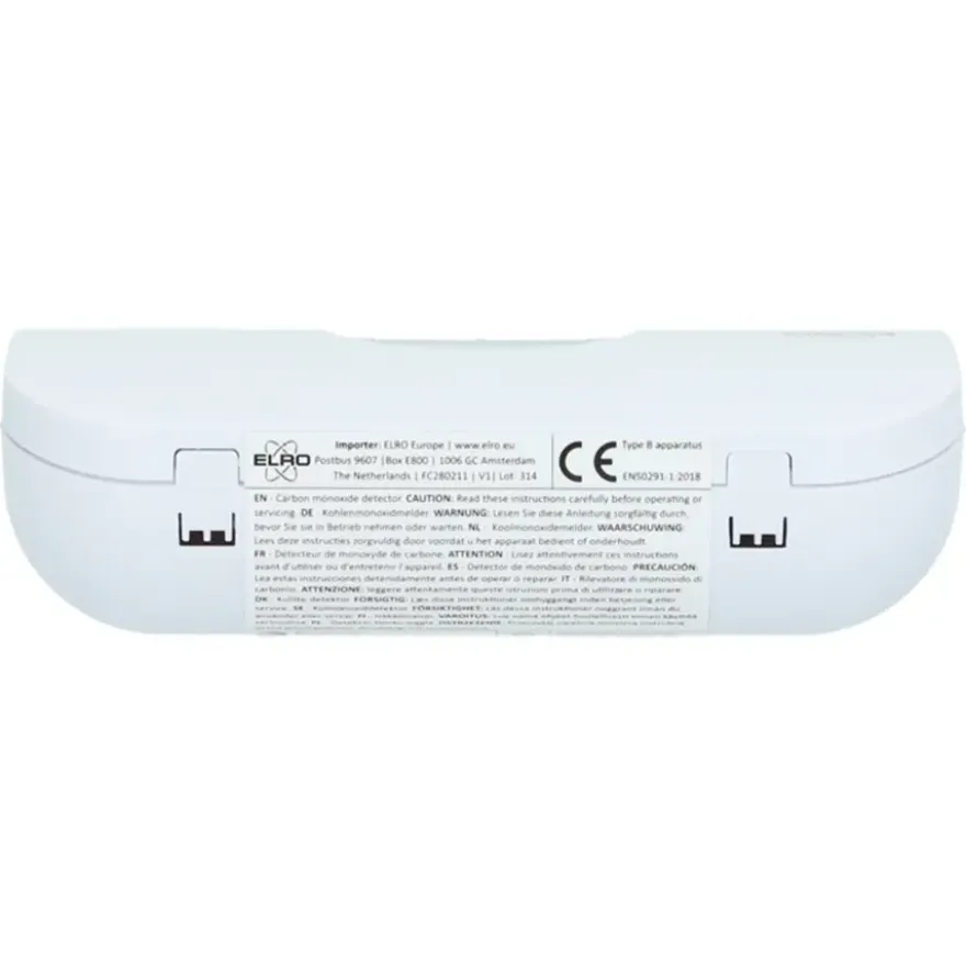 Elro FC280211 koolmonoxide melder inclusief 2 AA-batterijen 2 jaar
