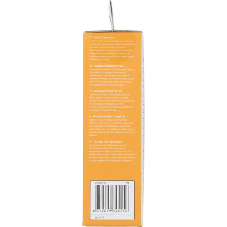 Elro FC280211 koolmonoxide melder inclusief 2 AA-batterijen 2 jaar