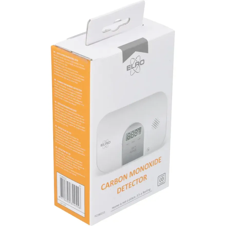 Elro FC280211 koolmonoxide melder inclusief 2 AA-batterijen 2 jaar