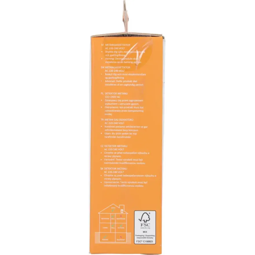 Elro FGA-13410 gasmelder voor Aardgas/Propaan/Butaan