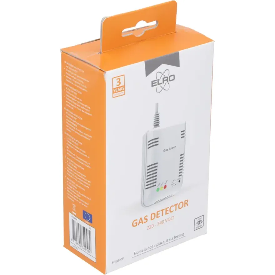 Elro FGA-13410 gasmelder voor Aardgas/Propaan/Butaan