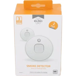 Elro FS2010-2 optische rookmelder inclusief 10 jaar lithium batterij DUO-pack