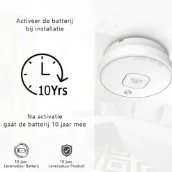 Elro FS2010 optische rookmelder inclusief 10 jaar lithium batterij