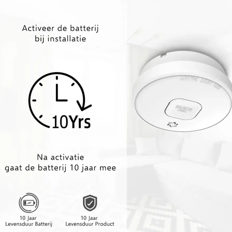 Elro FS2010 optische rookmelder inclusief 10 jaar lithium batterij