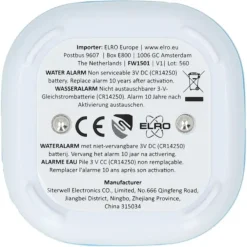 Elro FW1501 watermelder IP65 inclusief 3 jaar lithium batterij