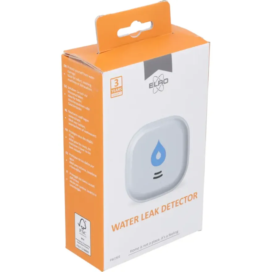 Elro FW1501 watermelder IP65 inclusief 3 jaar lithium batterij