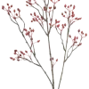 Emerald kunstbloem Rosehip mini spray rood 100cm