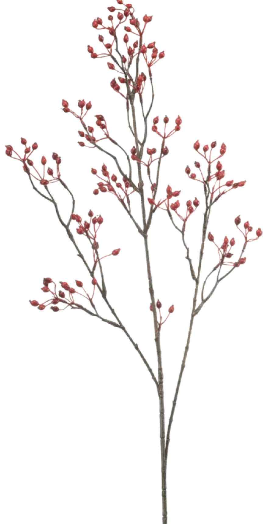 Emerald kunstbloem Rosehip mini spray rood 100cm