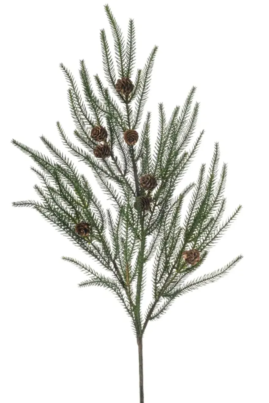 Emerald kunsttak Abies spray groen 80cm