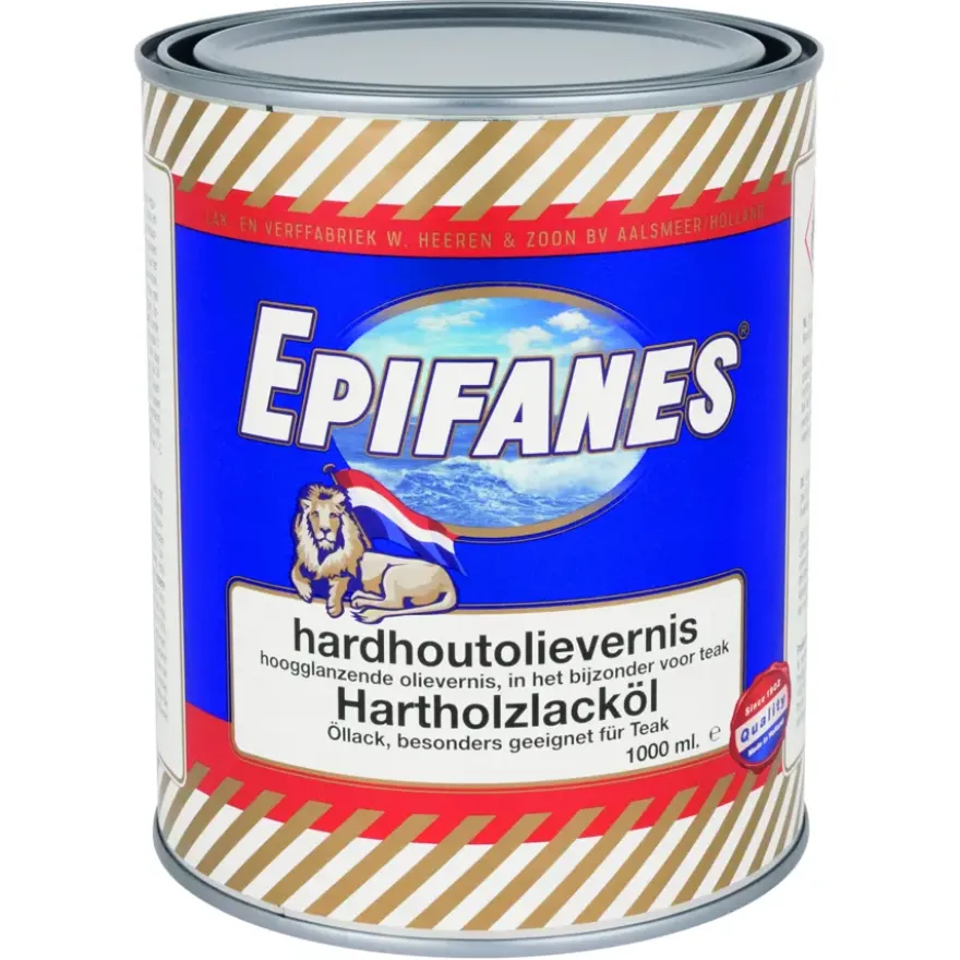 Epifanes hardhoutolievernis met UV-filter 1 liter