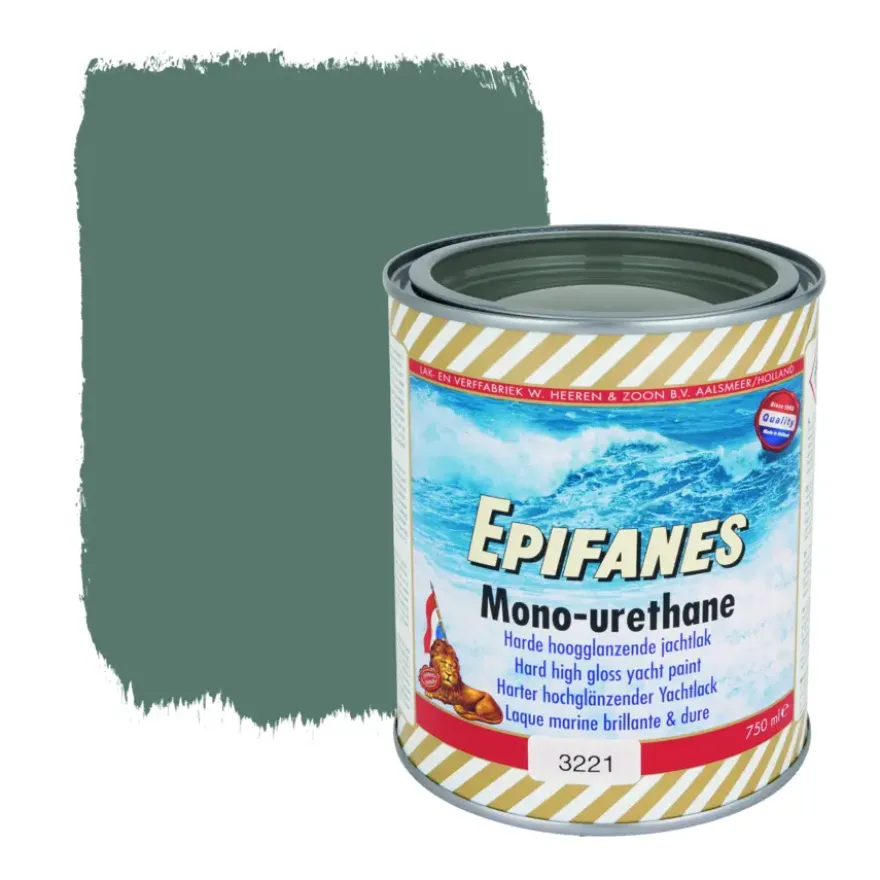 Epifanes mono-urethane jachtlak hoogglans nr. 3221 medium gray 750 ml