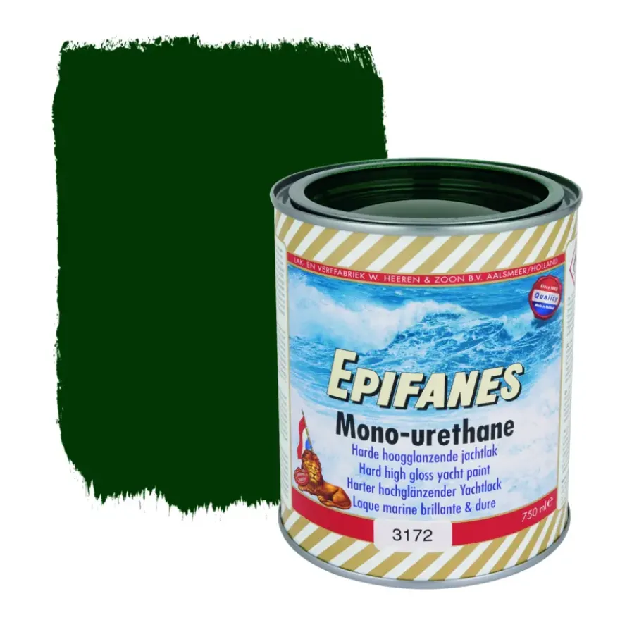 Epifanes mono-urethane jachtlak hoogglans nr. 3172 darkgreen 750 ml