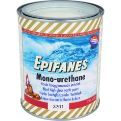 Epifanes mono-urethane jachtlak hoogglans nr. 3201 fleet wit 750 ml