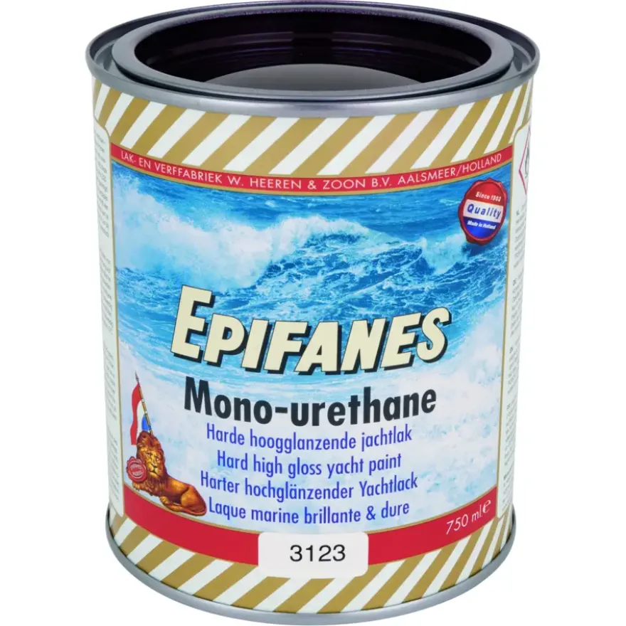 Epifanes mono-urethane jachtlak hoogglans nr. 3123 deep red 750 ml