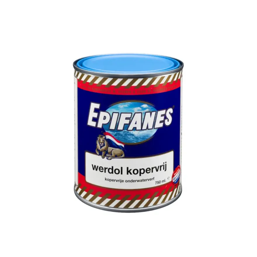 Epifanes Werdol kopervrij onderwaterverf blauw mat 750 ml