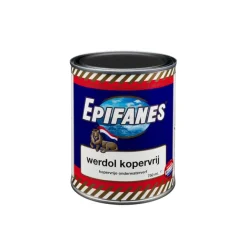 Epifanes Werdol kopervrij onderwaterverf zwart mat 750 ml