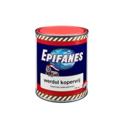 Epifanes Werdol kopervrij onderwaterverf rood bruin mat 750 ml