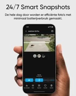 EufyCam S3 Pro Duo Pack Draadloze beveiligingscamera's 4K met Homebase 3