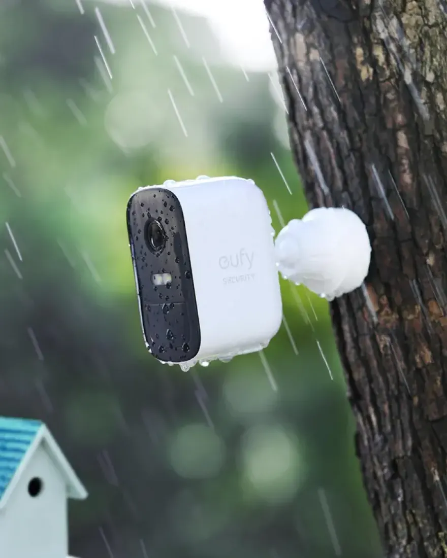 Eufy draadloze beveiligingsset inclusief Homebase 2 en 2 beveiligingscamera's Wit